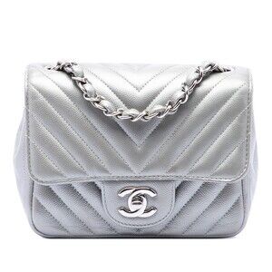 Chanel Mini Square Classic Chevron #290415C34B